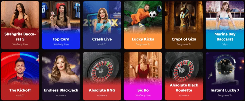 Live Casino bij Mad Casino
